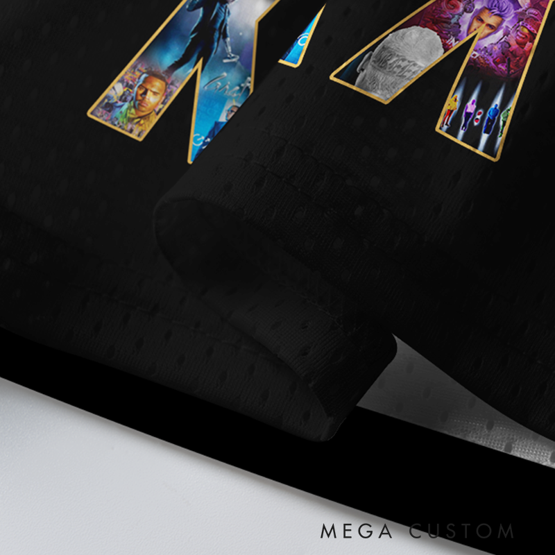 Personalized Football Jersey Mesh Concert Outfit Concert Shirt Gift for Fans Country Music