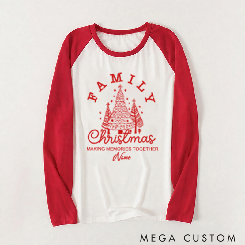 Personalized Family Christmas Making Memories Together Family Matching Pajamas