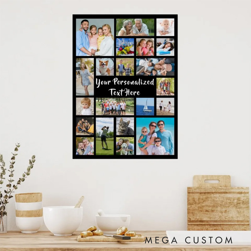 Personalized Make Memories Together Photo Wall Art For Family Poster Without Frame Custom Art Lover Gift Custom Portrait