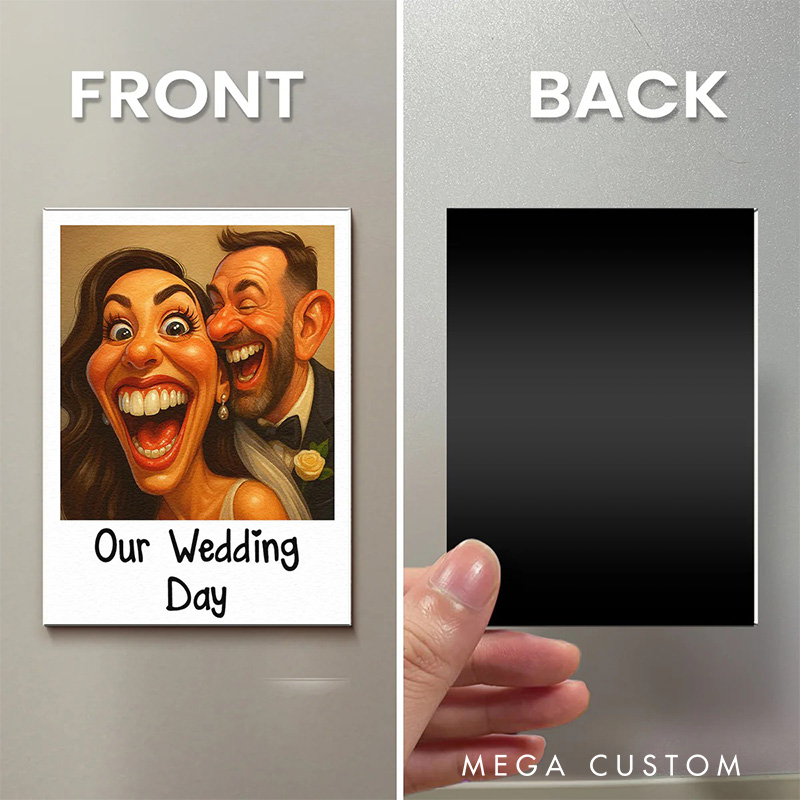 Personalized Funny Photo Art Magnet For Family Friends Fridge Magnet with Photo Custom Art Lover Gift Custom Portrait