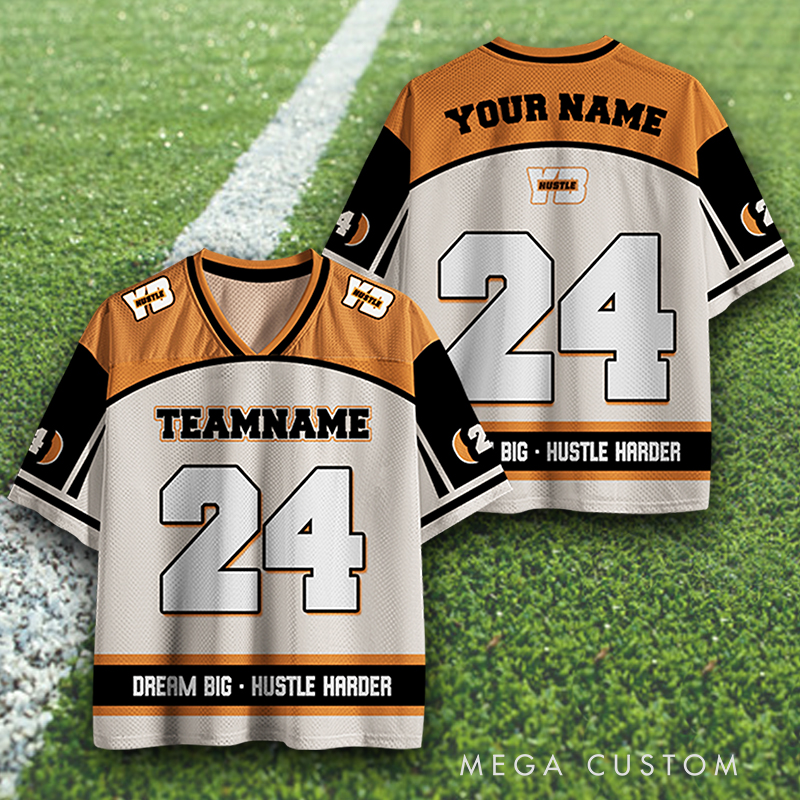 Personalized Sports Jersey Featuring Customizable Team Name and Number  