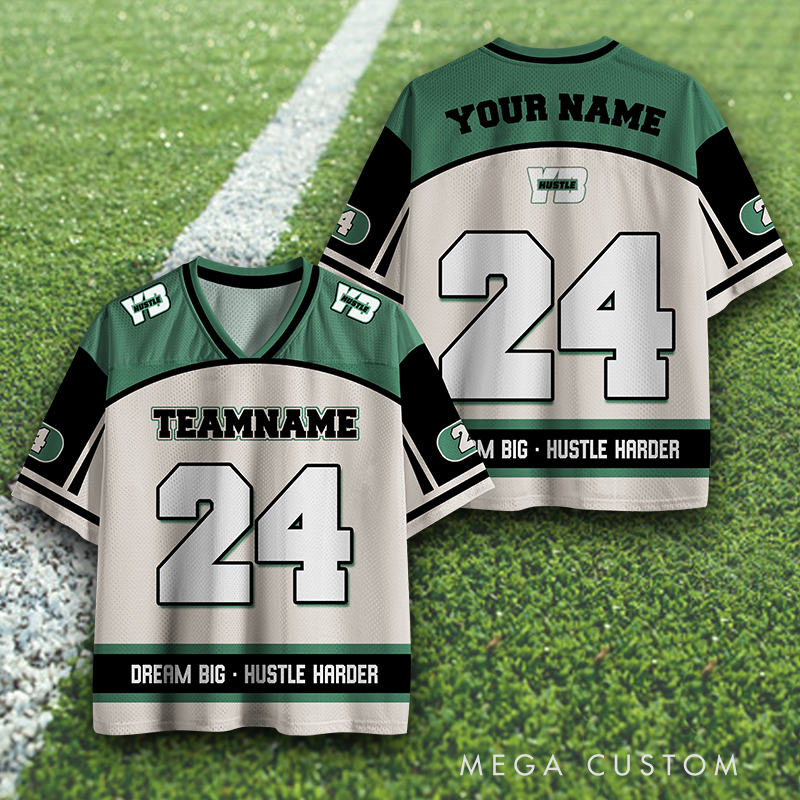 Personalized Sports Jersey Featuring Customizable Team Name and Number  