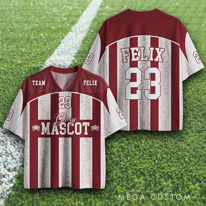 Personalized Glory Mascot Jersey Featuring Customizable Details  