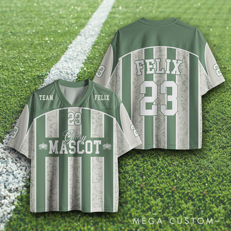 Personalized Glory Mascot Jersey Featuring Customizable Details  