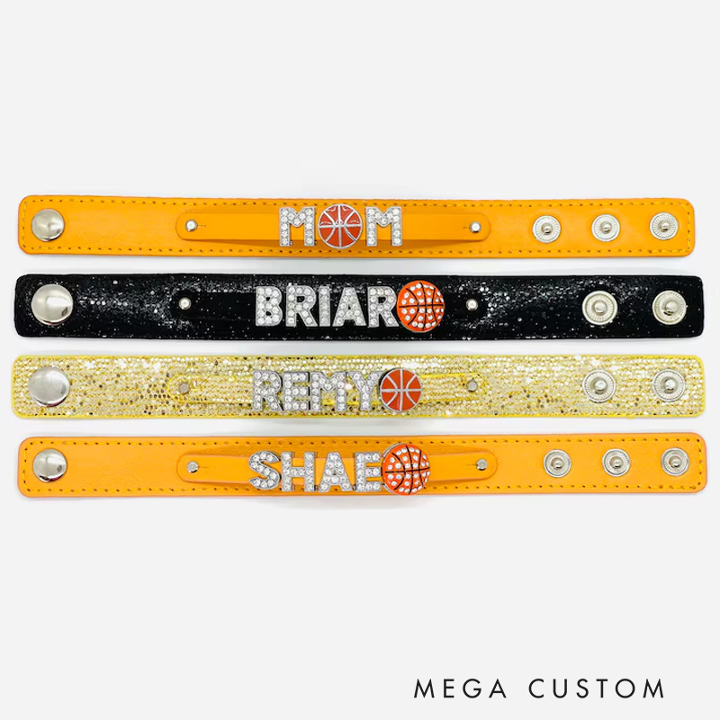 Personalized Name Bracelets with Rhinestone Letters, Perfect for Adding a Touch of Sparkle to Your Style