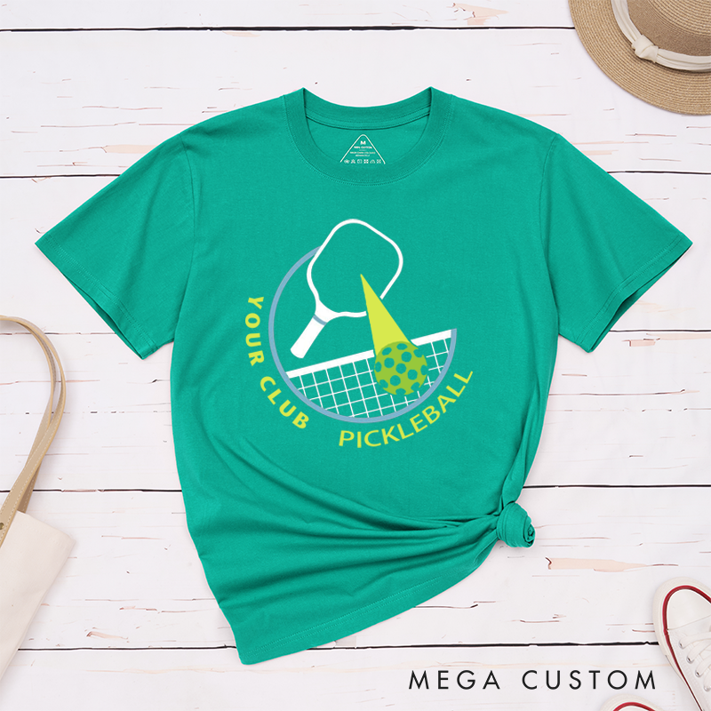Personalized Pickleball Club T-Shirt with Customize Your Club or Tournament Name - Ace Your Style