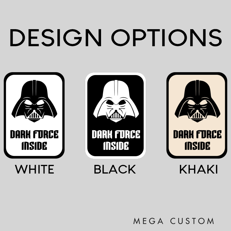 Personalized Dark Force Inside 3D Printed Room Sign Funny Acrylic Room Sign for Movie Lovers