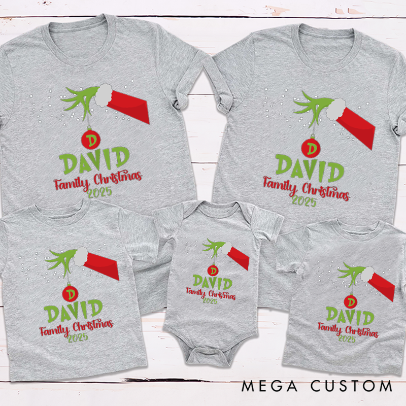 Personalized Christmas Gift Holiday Family Fun Family Matching Outfit