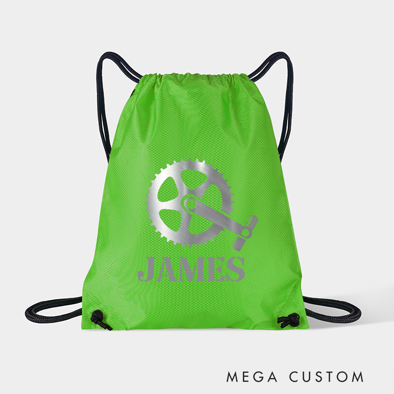 Personalized Gear Riding Drawstring Bag Team Sports Backpack Bags for Cycling Lovers