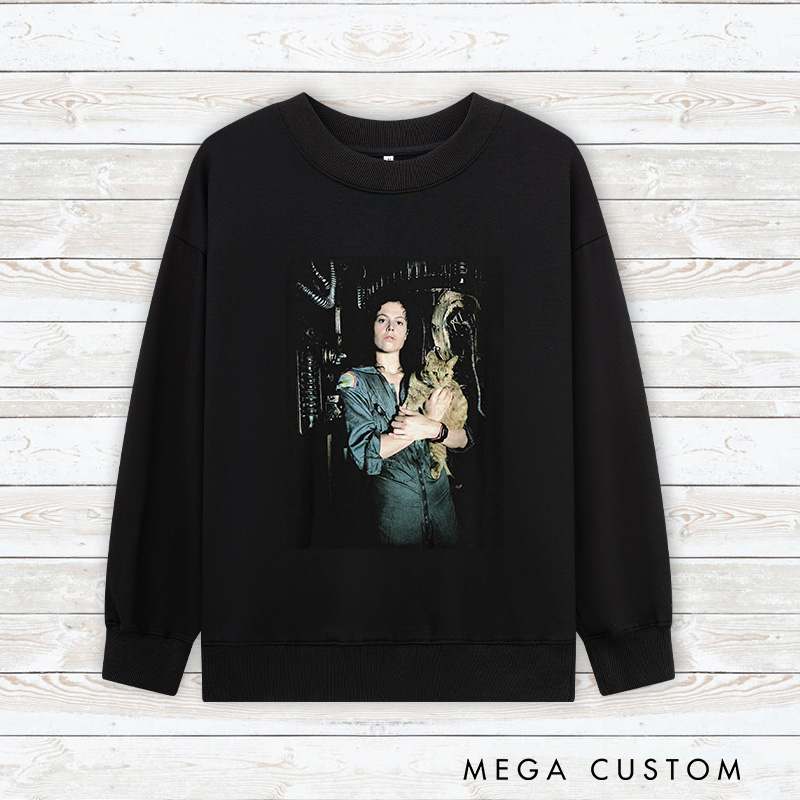 Personalized Sci-Fi Horror Movie Classic Sweatshirt Horror Film Crewneck Movie Shirt