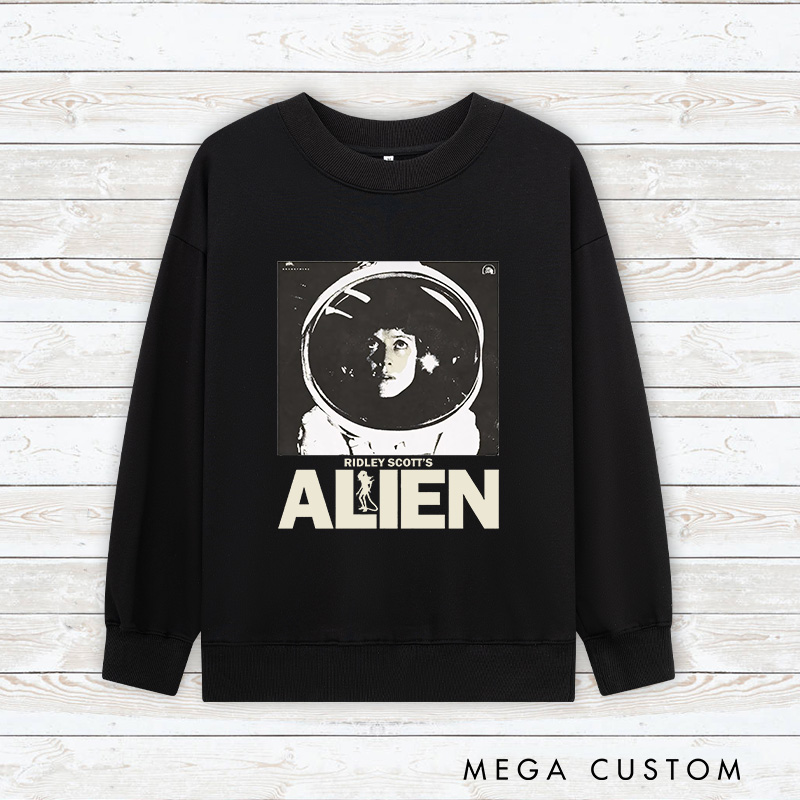 Personalized Sci-Fi Galaxy Movie Classic Sweatshirt Horror Film Crewneck Movie Shirt