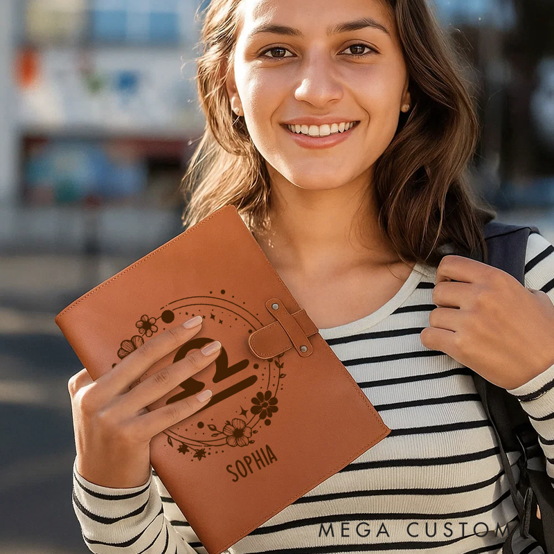 Personalized Zodiac Journal Zodiac Notebook Birthday Gift Month Zodiac Gift Journal Notebook Astrology Gift