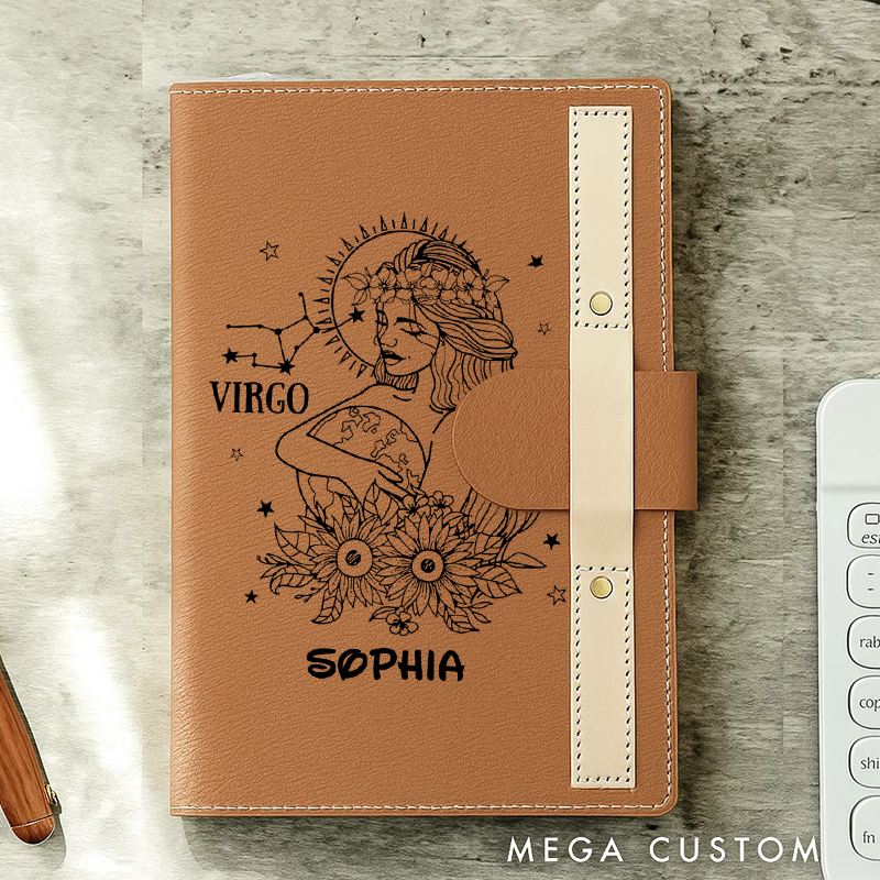 Personalized Astrology Zodiac Journal Astrology Diary Journal With Name Birthday Astrology Gifts