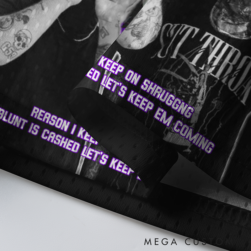 Personalized Hip Hop Music Tour Jersey Football Jersey Mesh Concert Outfit Concert Shirt Gift for Fans Country Music