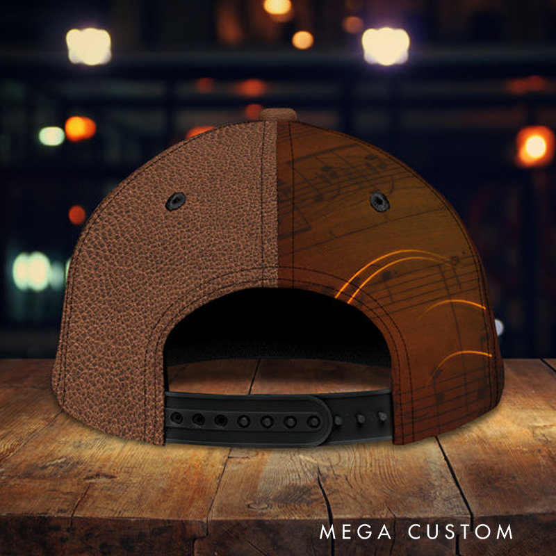 Personalized Name 3D Print Baseball Cap for Music Lover Perfect Music Lovers Guitar Lovers Custom Gift Hat With Unique Design Lover Guitar