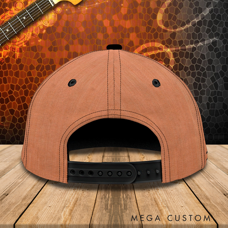 Personalized Name 3D Print Baseball Cap for Music Lover Perfect Music Lovers Guitar Lovers Custom Gift Hat With Unique Design Lover Guitar