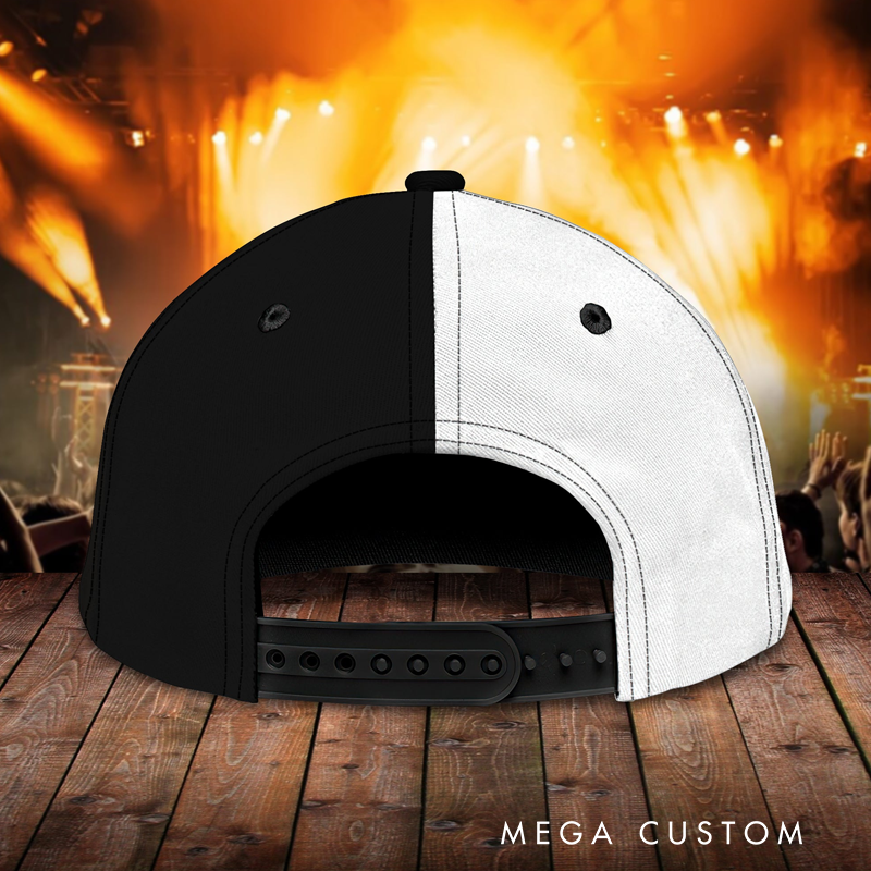 Personalized 3D Printed Skull DJ Adjustable Snapback Closure Hat Electronic Musical Instrument Cap