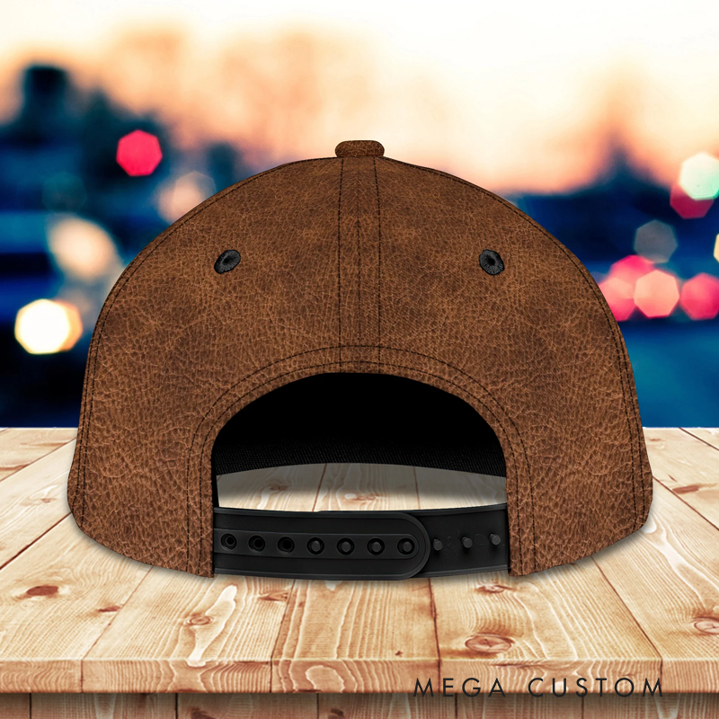 Personalized Name 3D Print Baseball Cap With Adjustable Snap for Music Lover Perfect Music Lovers Guitar Lovers Custom Gift Hat