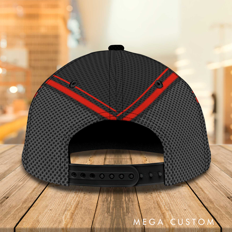 Personalized Name 3D Print Baseball Cap With Adjustable Snap for Music Lover Perfect Music Lovers Guitar Lovers Custom Gift Hat