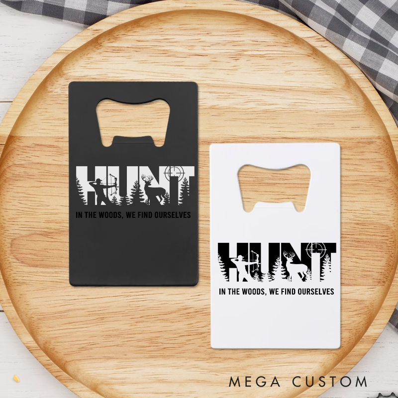 Personalized Stainless Steel Hunting Bottle Opener Portable and Durable Perfect Gift for Hunting Outdoor Lover