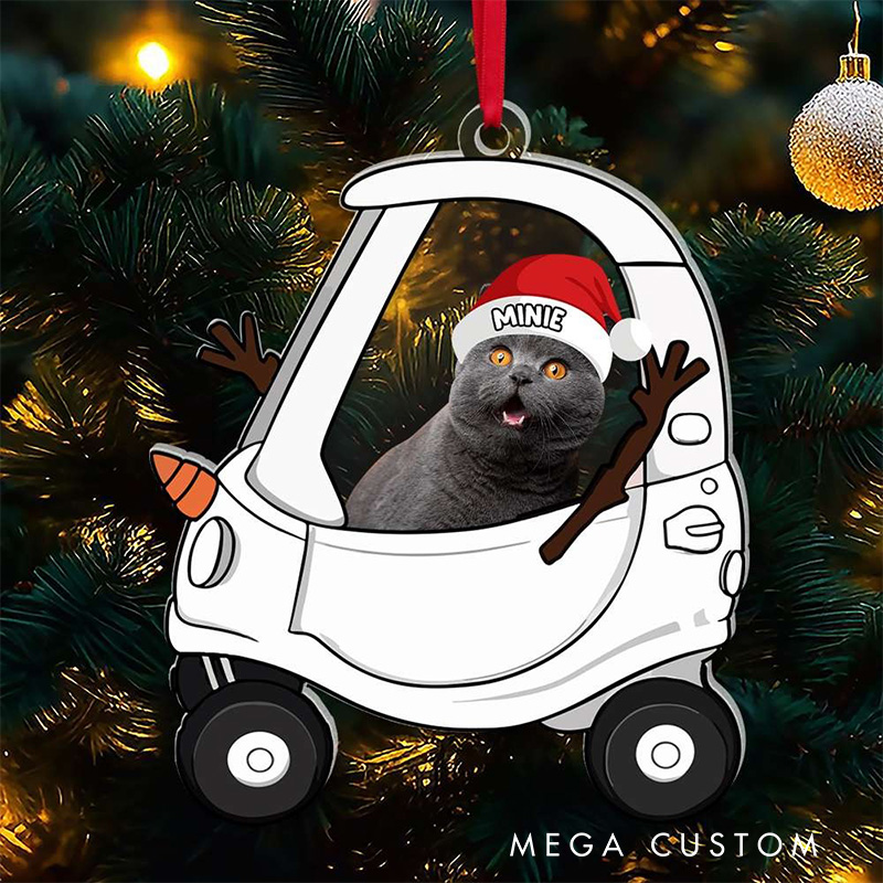 Personalized Pet Driving Movie Fan Acrylic Ornament Movie Christmas Gift Film Xmas Gift Christmas Decor