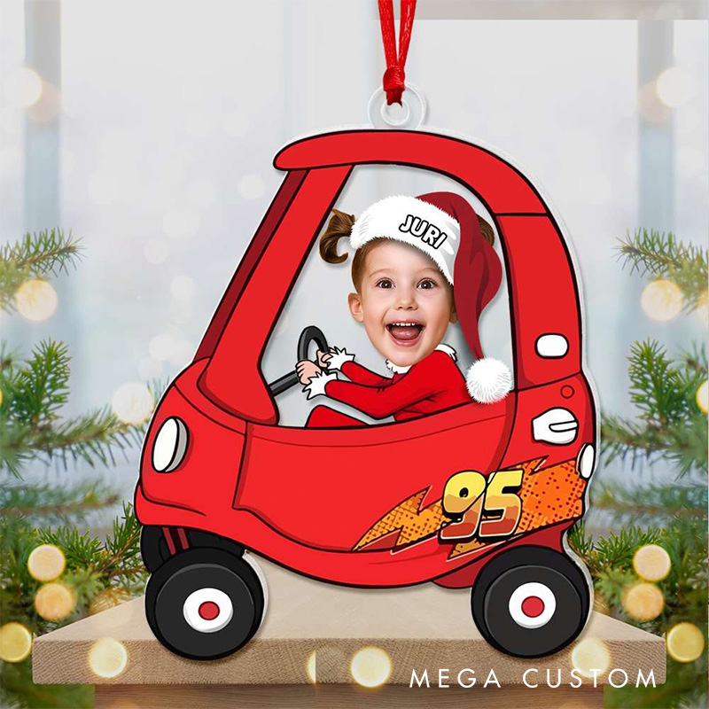 Personalized Kids Driving Movie Fan Acrylic Ornament Movie Christmas Gift Film Xmas Gift Christmas Decor