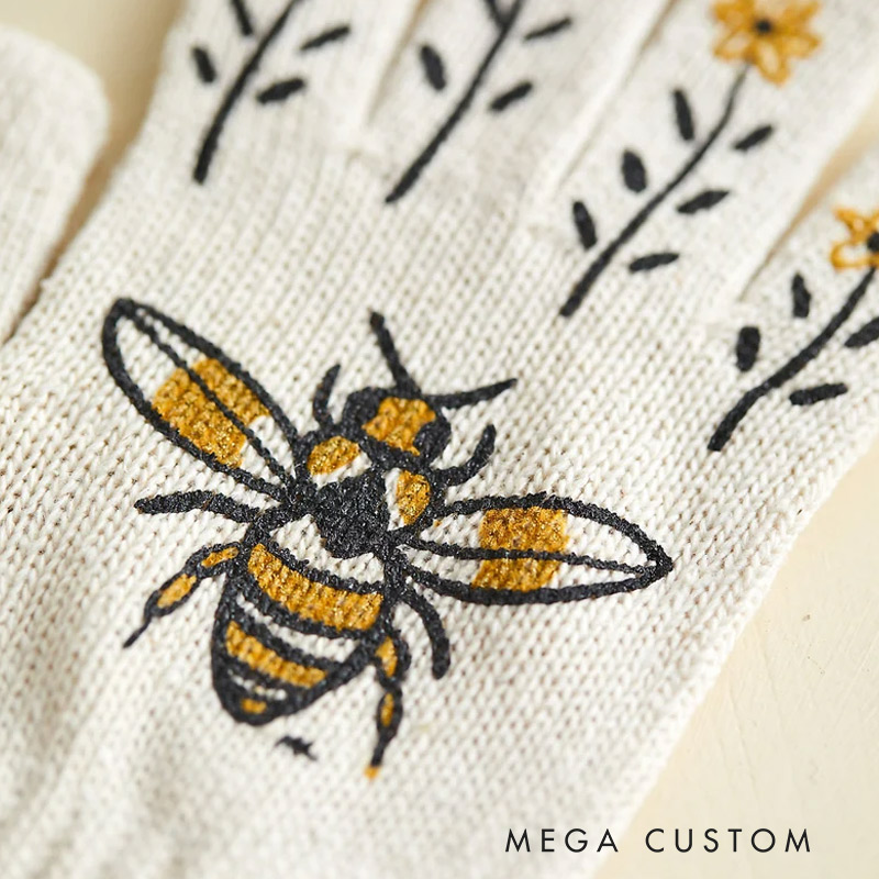 Personalized Lavender Gardening Gloves Flower Work Gloves Gardening Protective Gloves Gardening Lovers Gifts