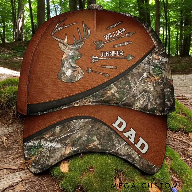 Personalized Hunting Cap for Dad Husband Dad Grandpa and Kid Outdoor Hunting Enthusiasts Hat Gift for Hunting Lover