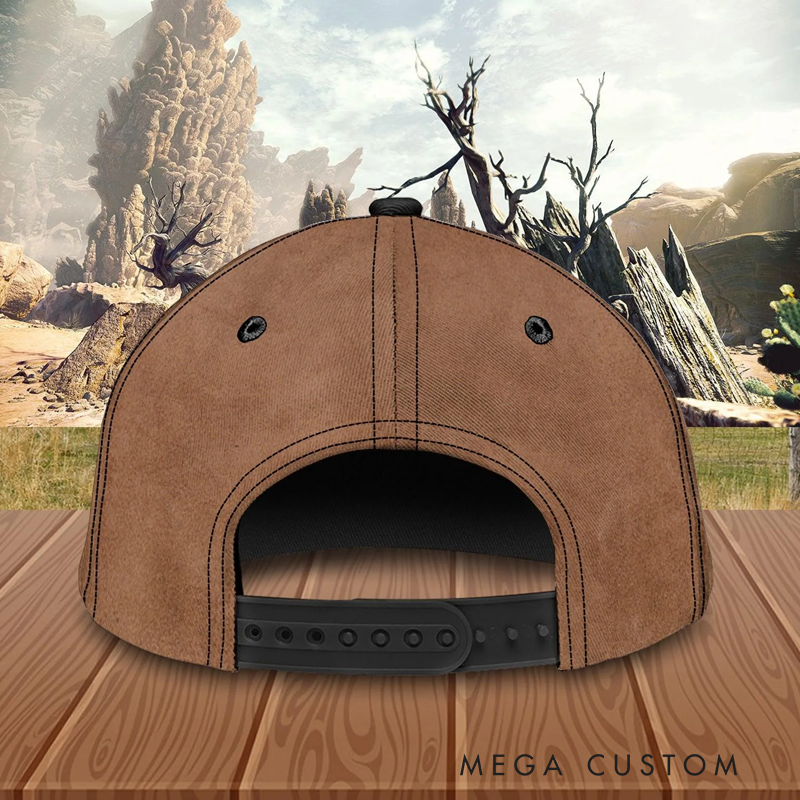 Personalized Name 3D Print Baseball Cap With Adjustable Snap for Music Lover Perfect Music Lovers Guitar Lovers Custom Gift Hat