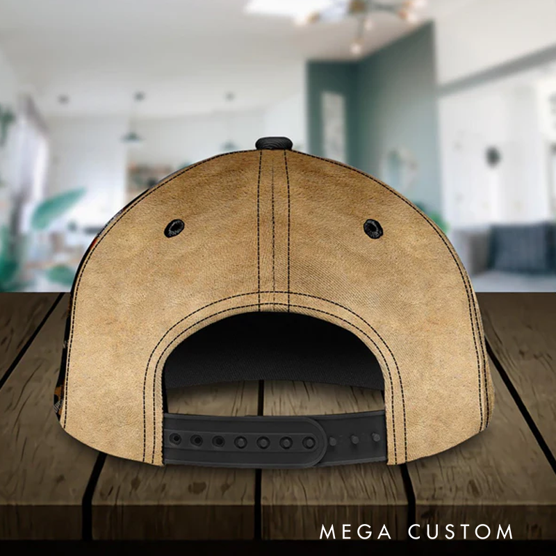 Personalized Name 3D Print Baseball Cap With Adjustable Snap for Music Lover Perfect Music Lovers Guitar Lovers Custom Gift Hat