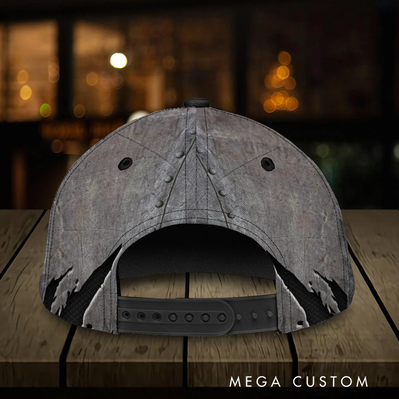 Personalized Name 3D Print Baseball Cap With Adjustable Snap for Music Lover Perfect Music Lovers Guitar Lovers Custom Gift Hat