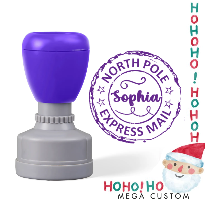 Personalized Santa Letter Seal Stamp Christmas Gift for Kids Christmas Toddler Gifts