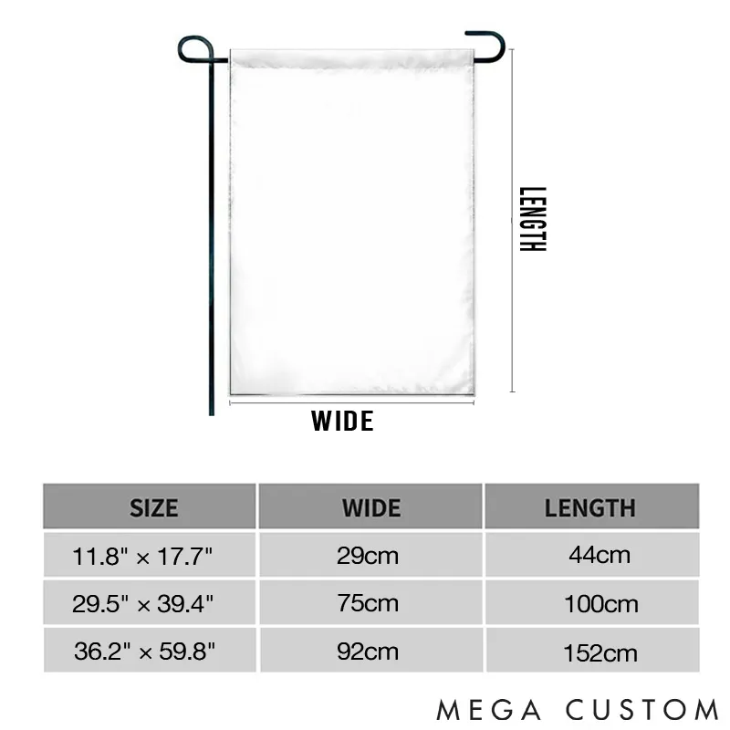 Personalized Backyard Patio Great Music Gardening Flag