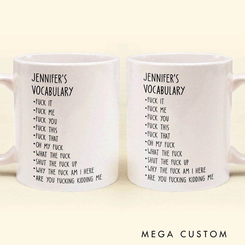 Personalized Humor Mug Custom Funny Cup for Friends Yourself Geek Nerd Gift