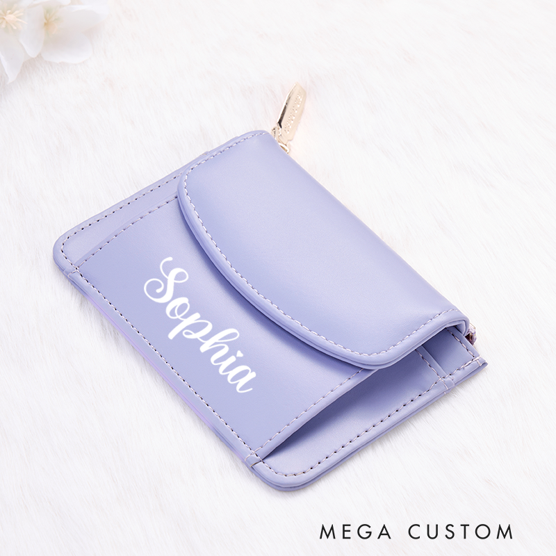 Personalized Leather Name Wallet Personalized Women s Folding Bag Women s Party Favors Gifts Holiday Gifts for Her