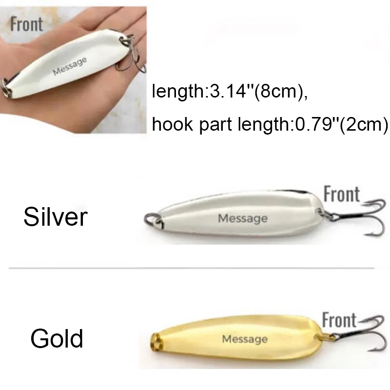 Personalized Memorial Fishing Lure Until we fish again Commemorative Keepsake Remembrance Gift