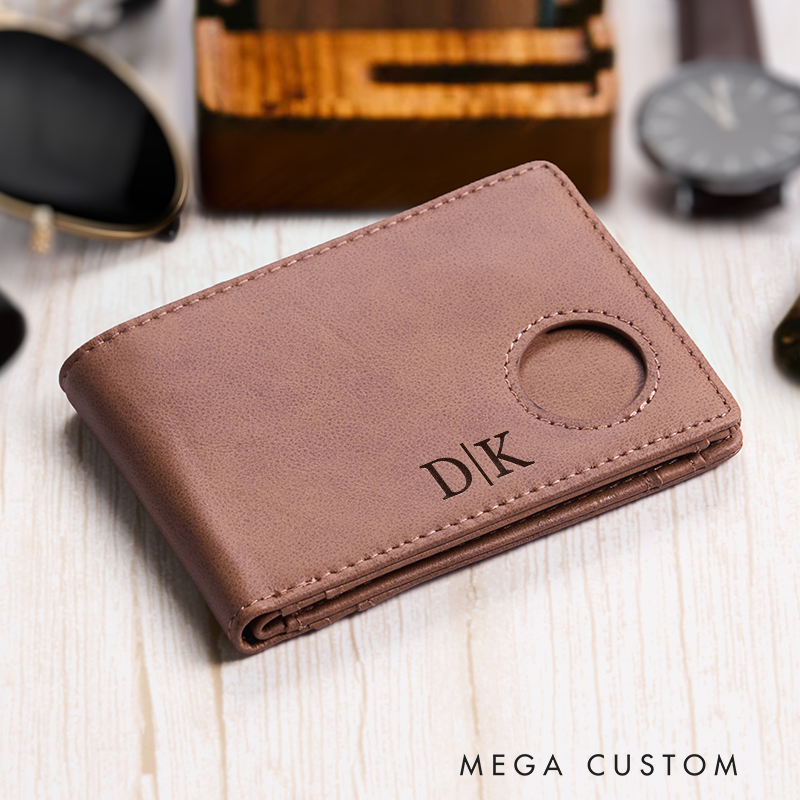 Personalized Leather Wallet For Him Engraved Genuine Leather Wallet Mens Wallet Anniversary Gift For Him Boyfriend Gift Dad Gift Husband Gift
