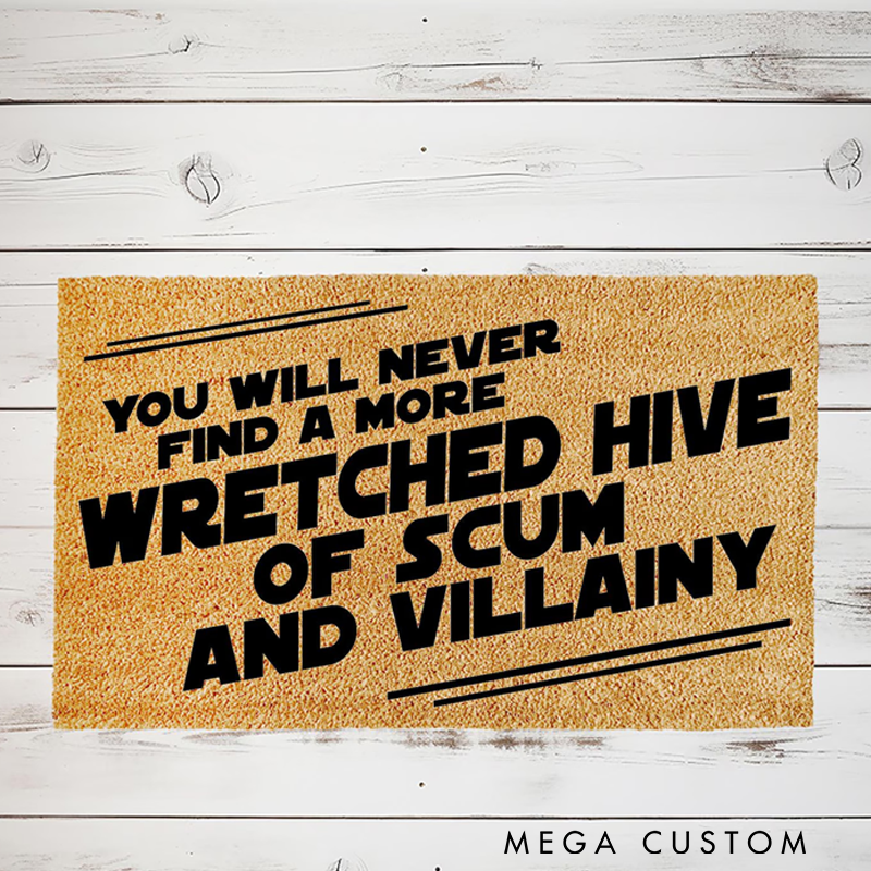 Personalized Sci-Fi Humor for Your Doorstep Doormat Funny Welcome Doormat Gift for Nerd Geek