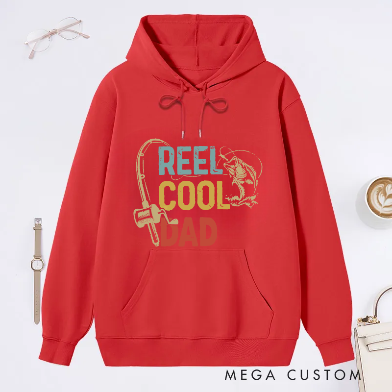 Personalized Funny Fishing Sweatshirt Daddy's Fishing Buddy Hoodie Fathers Day Gift Comfortable Gift for Dad Grandpa Fishing Lovers Perfect for Father’s Day or Outdoor Adventures