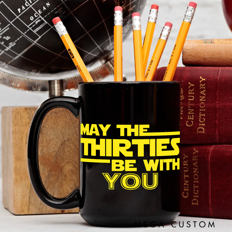 Personalized Be with You Funny Coffee Mug Custom Nerd Sci-Fi Geek Gift