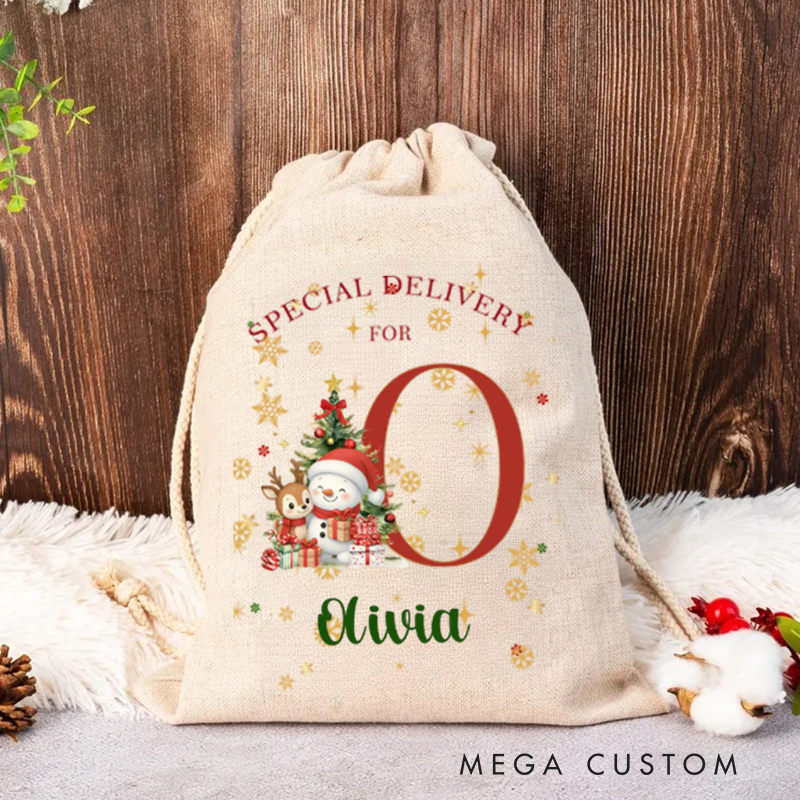 Custom Christmas Santa Sack Personalized Name Bag Customized Christmas Gifts