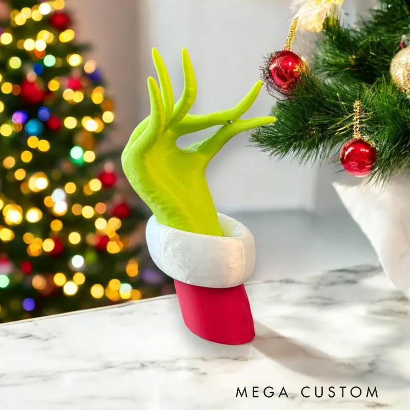 Personalized Christmas Hand Christmas Key Holder Ornament Holder Holiday Home Decor Inspired Gift for Christmas
