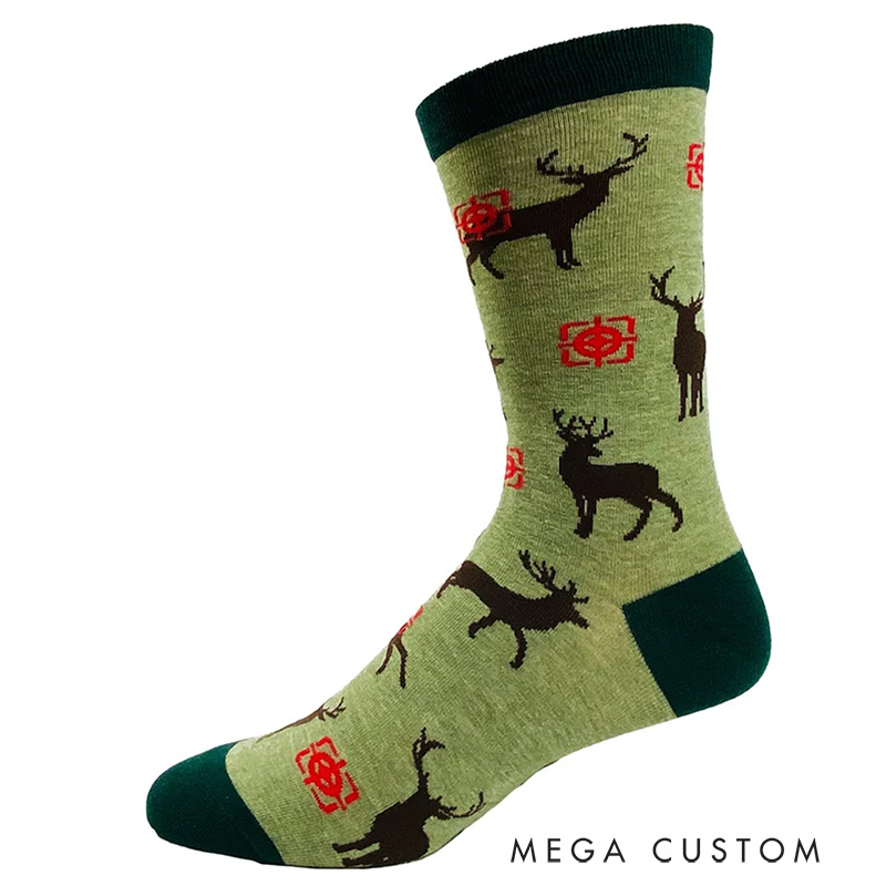 Personalized Mens Socks Funny Dad Socks Funny Hunting Socks Hunter Gifts for Husband Boyfriend