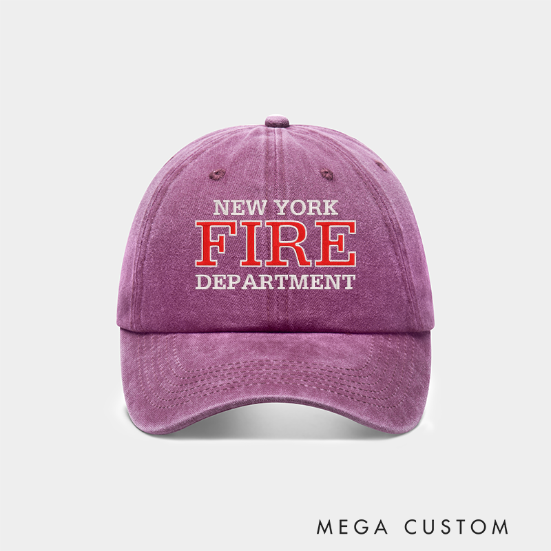 Personalized Firefighter Cap Embroidered Baseball Cap with Custom Firefighter Cap Design Thoughtful Gift for Firefighters