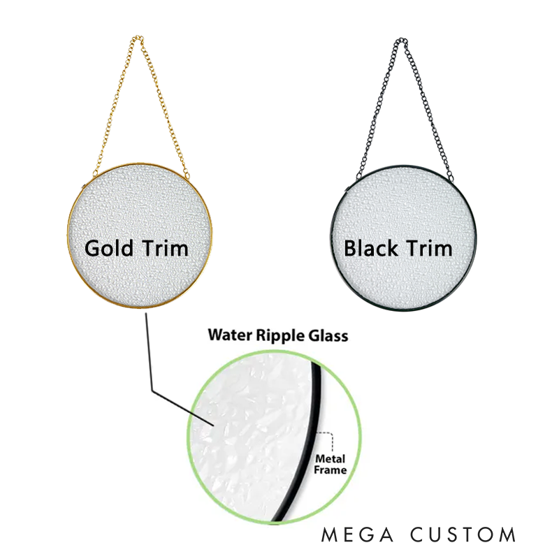 Personalized Firefighter Photo Stained Glass Suncatcher for Firefighter Medical Suncatcher Gift