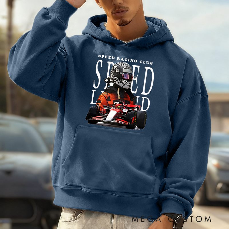 Personalized Hoodies with Racing Car Design Perfect Gift for Racer and Racing Lovers