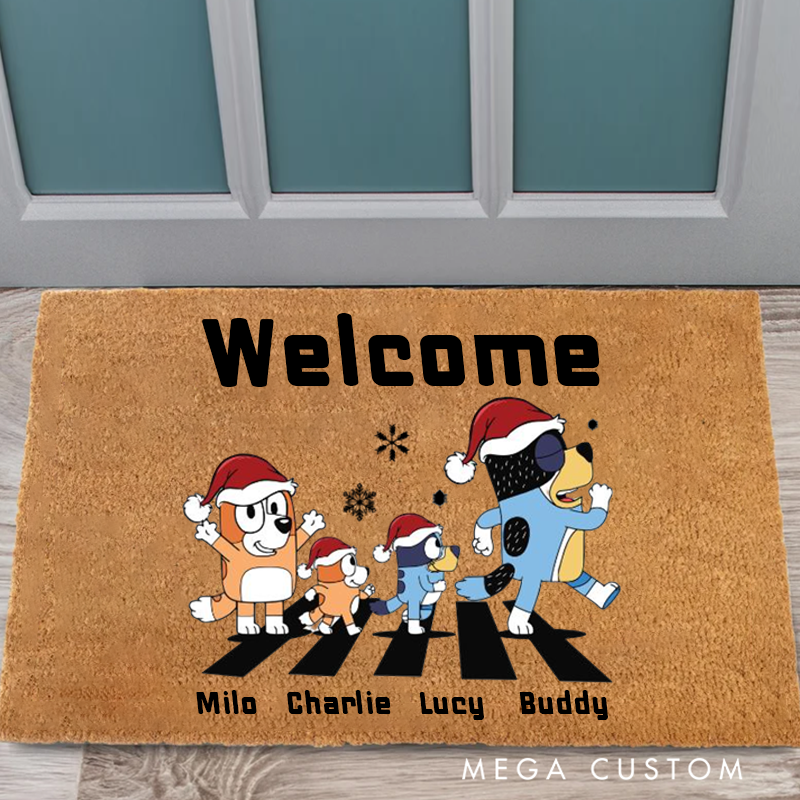 Personalized Name Doormat Welcome You Doormat Housewarming Door Mat