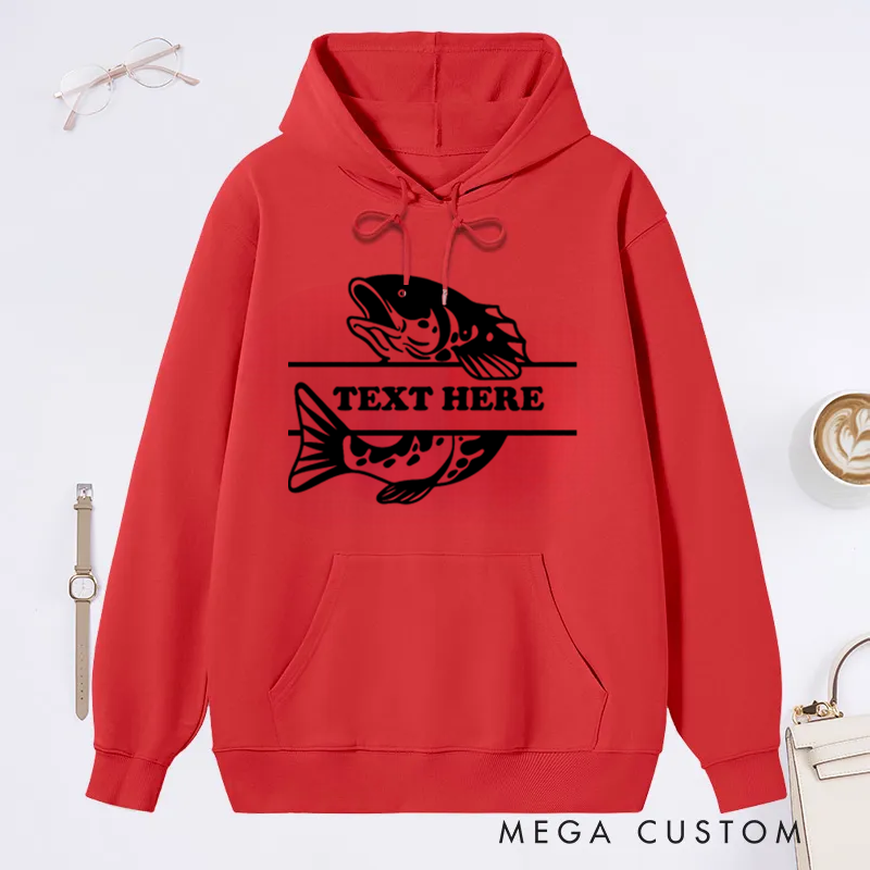 Personalized Fishing Hoodie Fishing Sweatshirt Fishing Gifts Comfortable and Warm Perfect for Fishing Trips Outdoor Adventures and Gifts