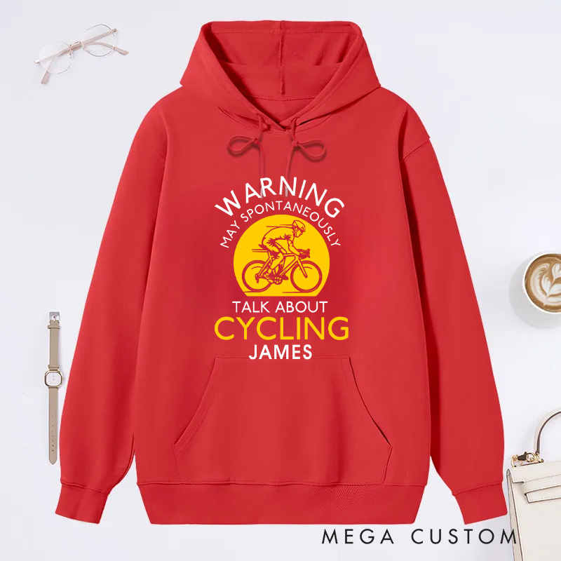 [Copy]Personalized Mountain Bike Hoodie This Is The Way Cycling Hoodie Bicycle Lovers