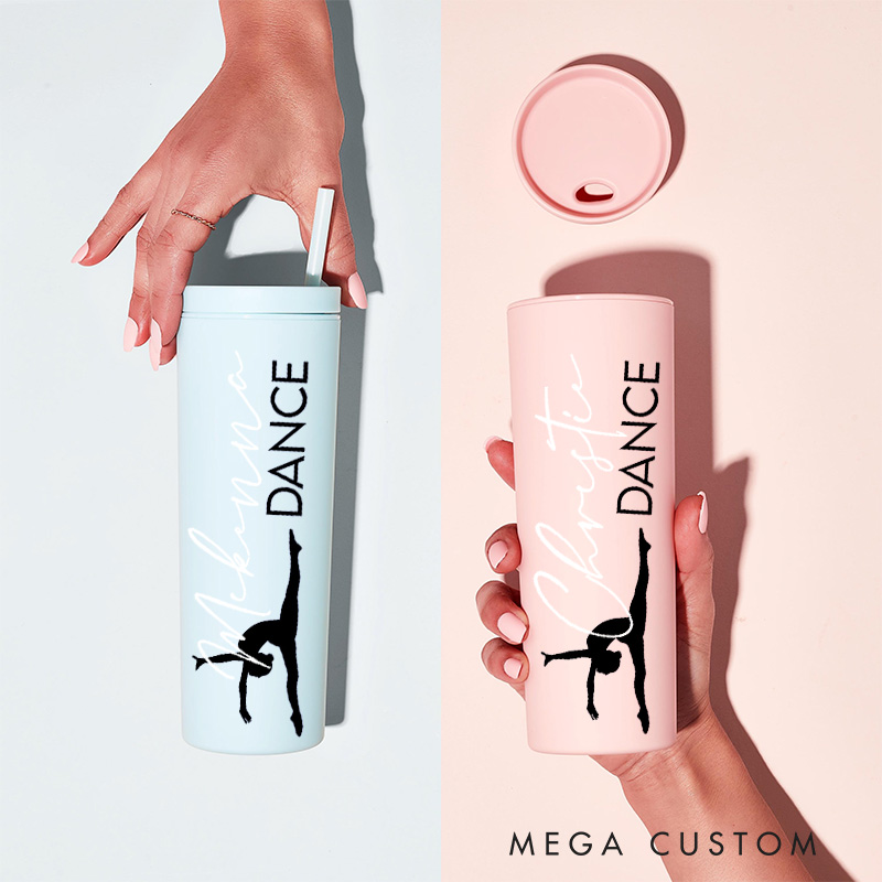 Personalized Dance Tumbler Gifts for Dance Teacher Dance Lover Tumbler Gift for Kids Friend Granddaughter